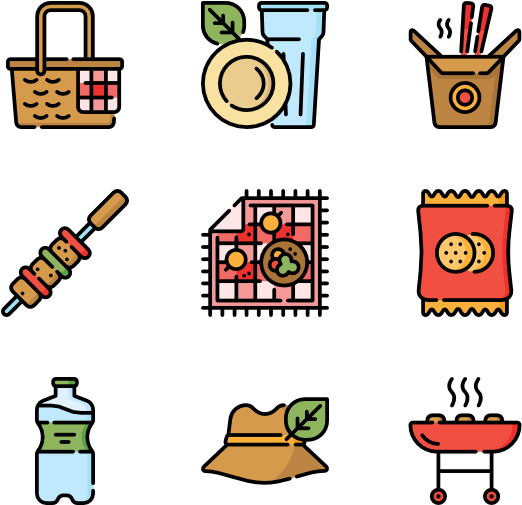 Picnic Clipart (600x564), Png Download