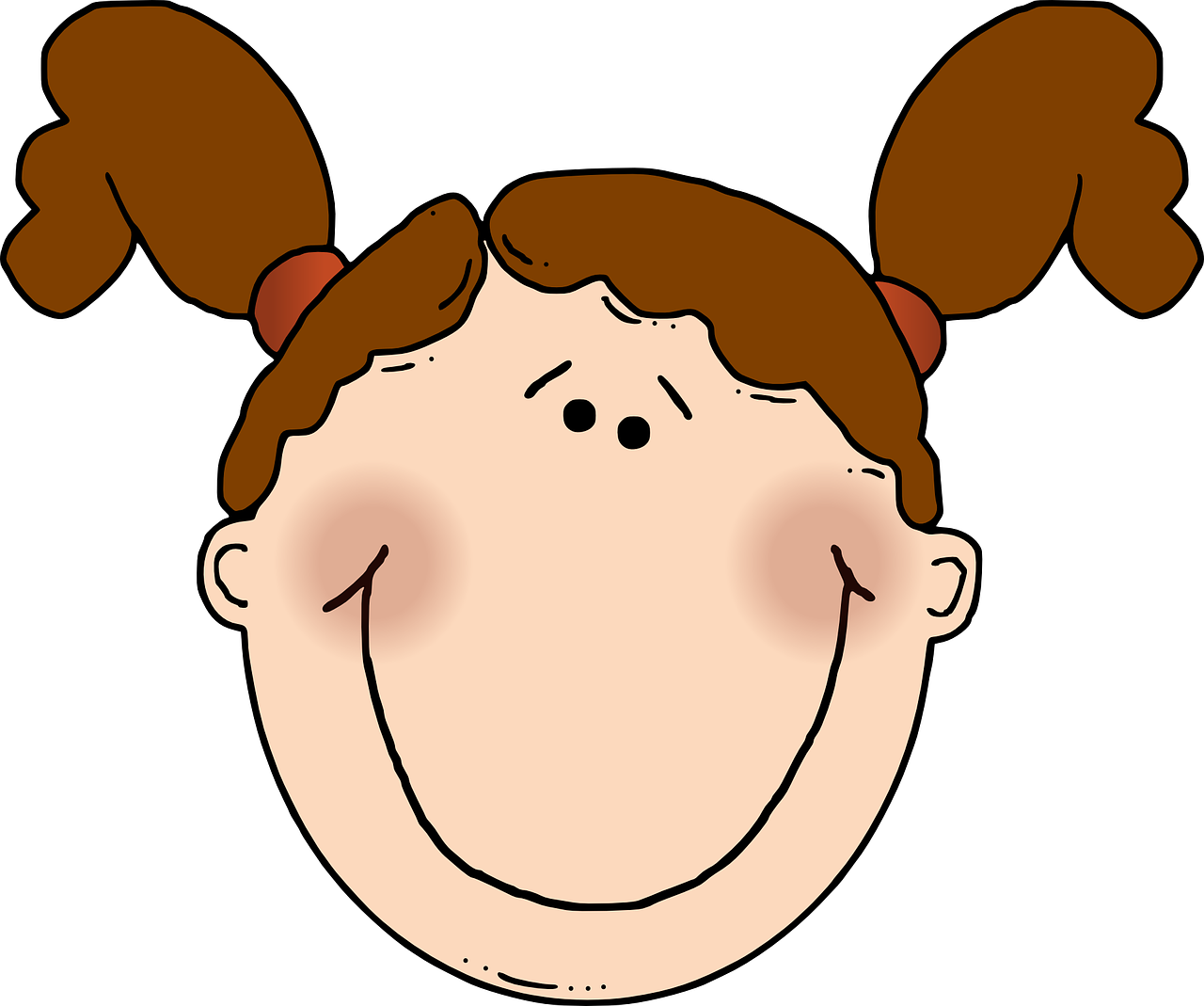 Girl Brown Hair Clipart Full Size Clipart (2640457) PinClipart