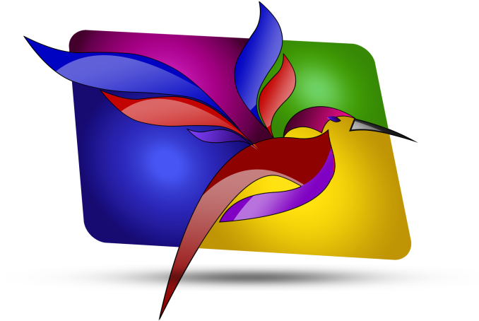 Design An Hd Colorful Logo In 3d Clipart (680x653), Png Download