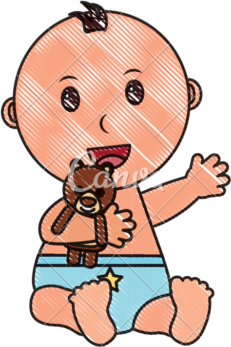 Little Clipart Baby Boy Diaper - Png Download (800x800), Png Download