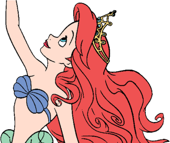 Swimming Clipart Little Mermaid - Png Download (640x480), Png Download