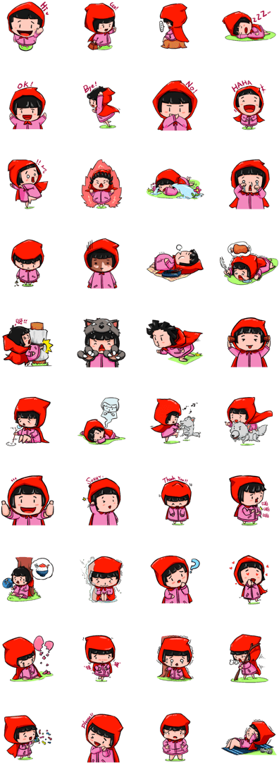 Little Red Riding Hood Red Red Clipart (420x1121), Png Download