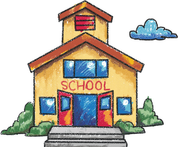 Haven Clipart Old School House - Png Download (640x480), Png Download