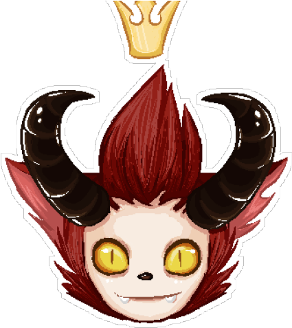Drawn Horns Little Devil Clipart (640x480), Png Download