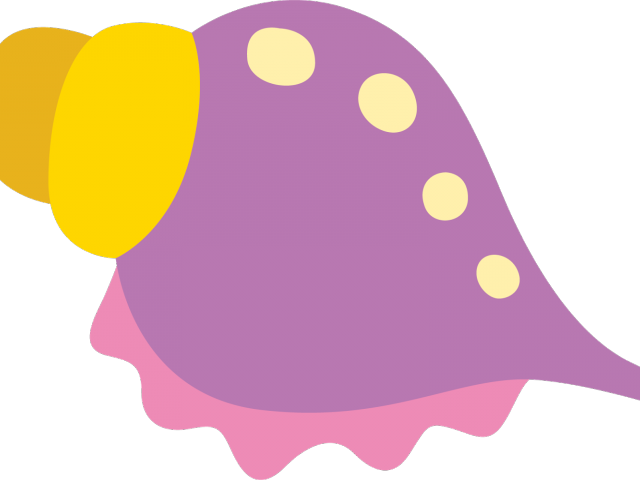 Shell Clipart Colorful - Png Download (640x480), Png Download