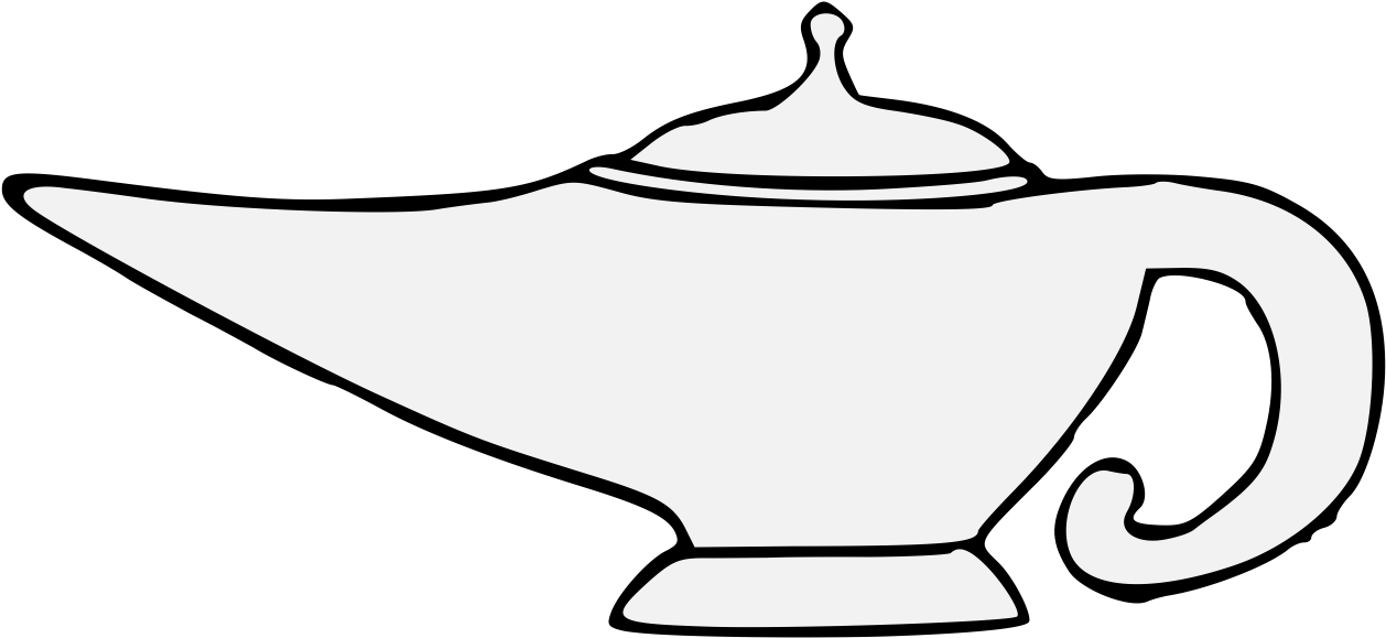 Arabian Lamp Clipart (1293x618), Png Download