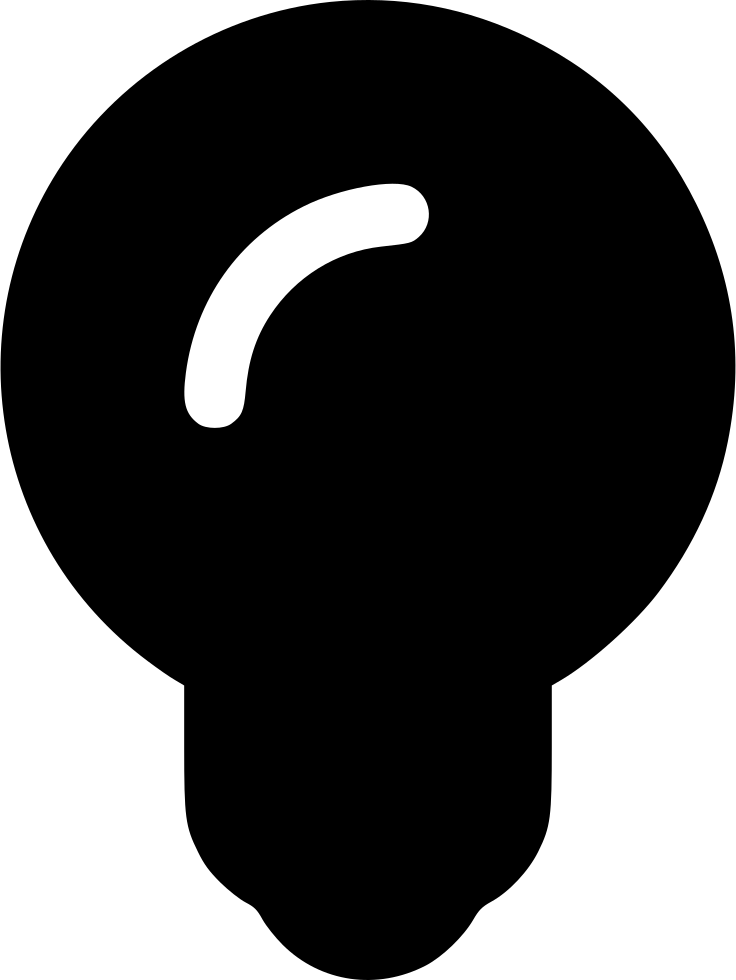 Light Bulb Idea Electricity Electric Comments Clipart (736x980), Png Download