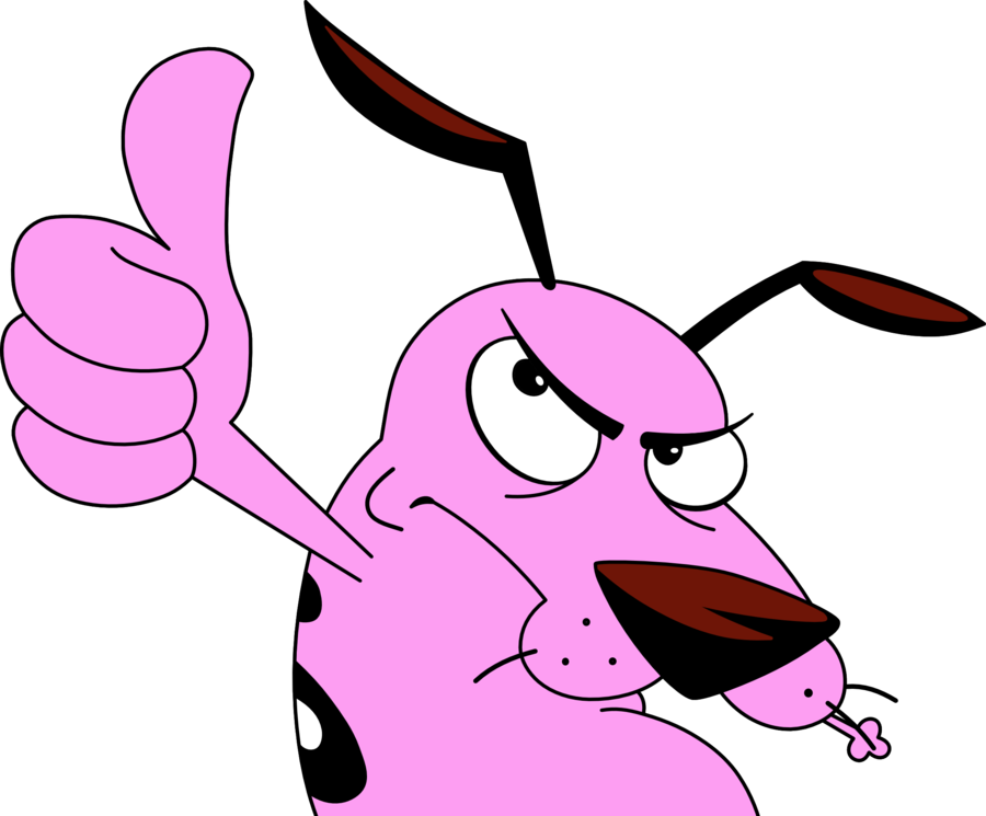 Clipart Of Shame, Courage And Dog By - Png Download (900x745), Png Download