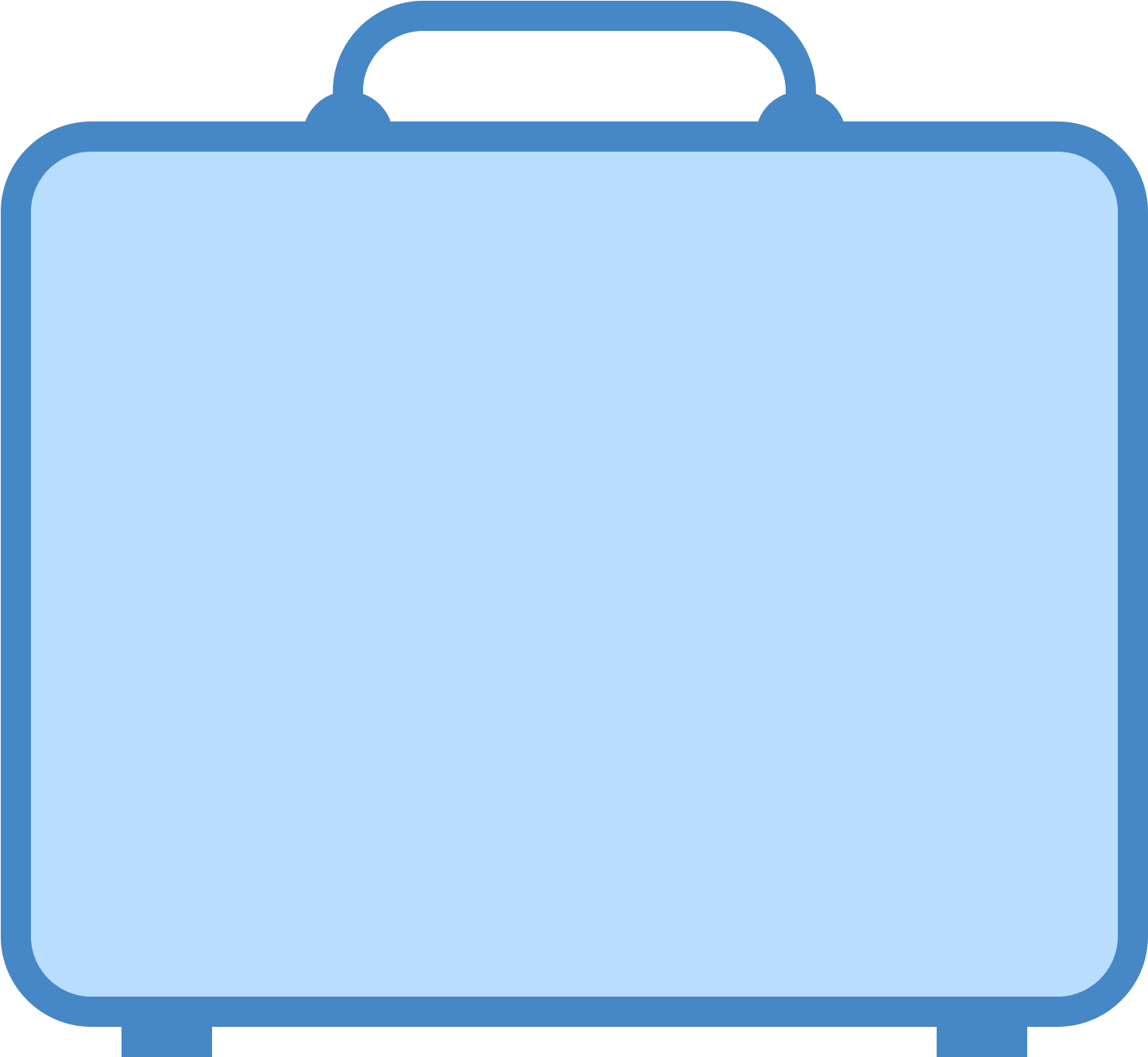 The Business Icon Is Shaped Like A Briefcase Clipart (1521x1401), Png Download
