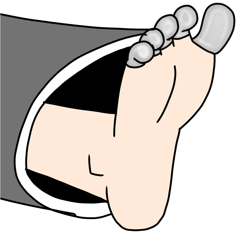 Bare Clipart Human Foot - Png Download (894x894), Png Download