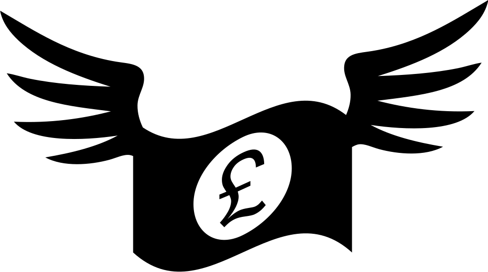 Dollar Bill With Wings Comments Clipart (980x548), Png Download