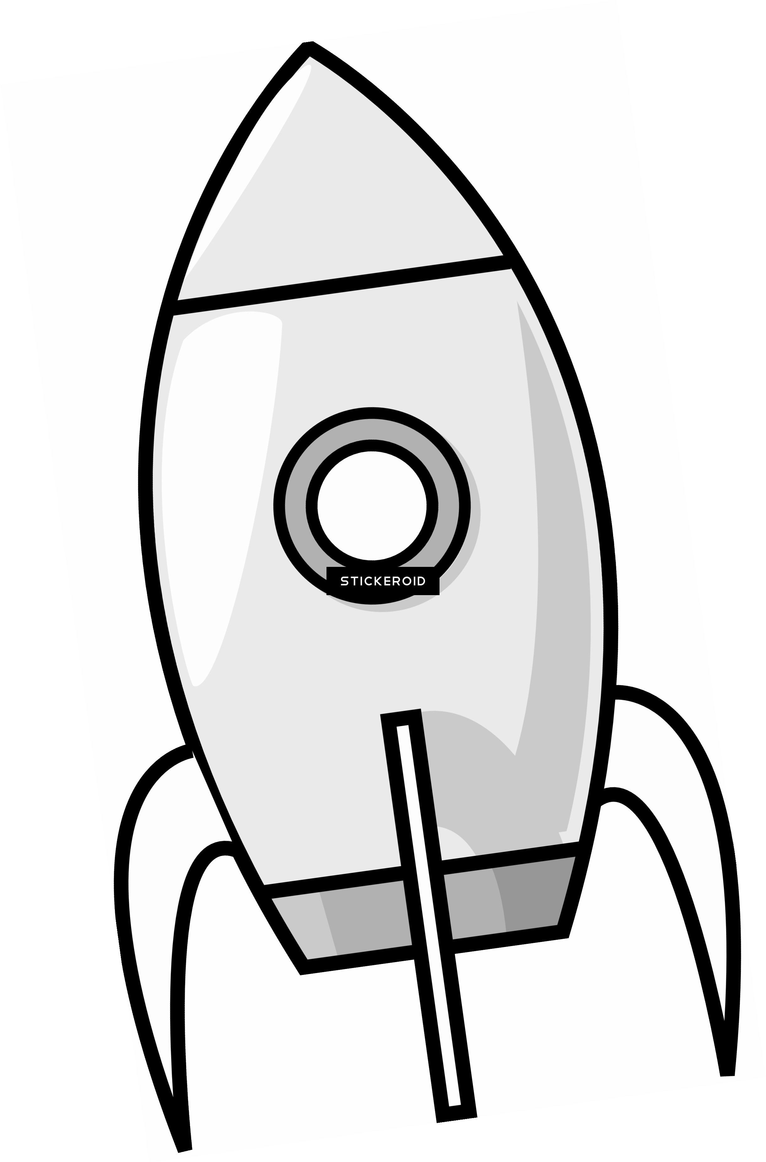 Spaceship Space Clipart (2440x3702), Png Download