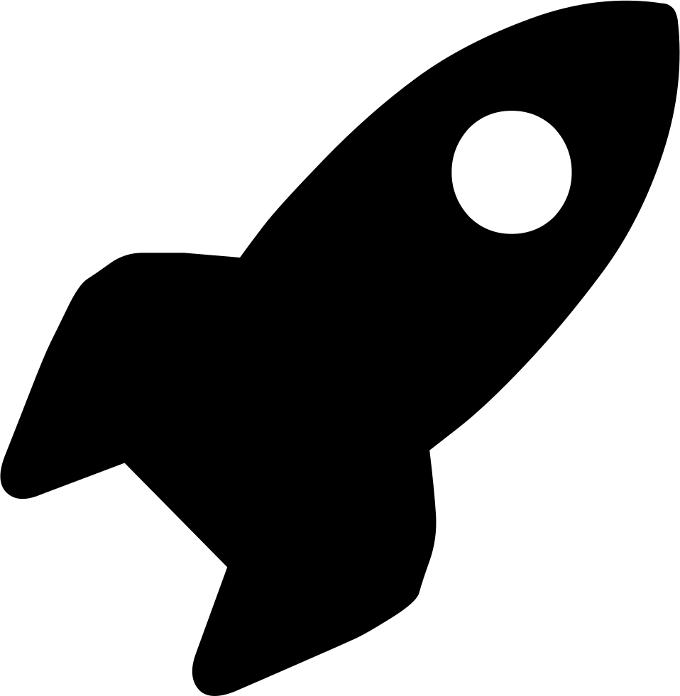 Spaceship Black Clipart - Png Download (958x981), Png Download