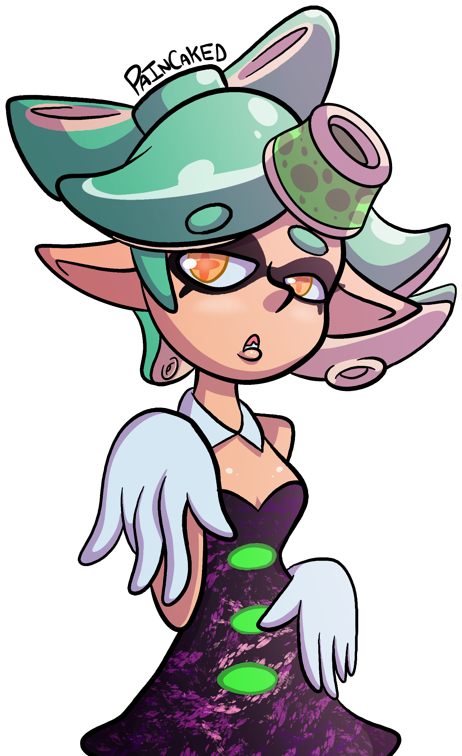 Splatoon Vertebrate Fictional Character Fashion Accessory Clipart (1716x2636), Png Download