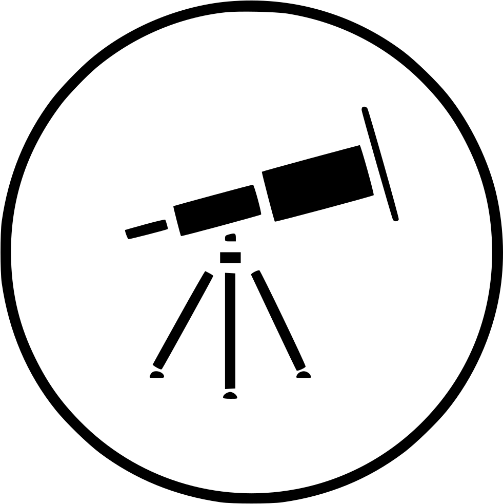 Telescope Device Tool Research Science Study Comments Clipart (981x982), Png Download