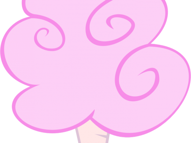 Cotton Candy Clipart Cute - Png Download (640x480), Png Download