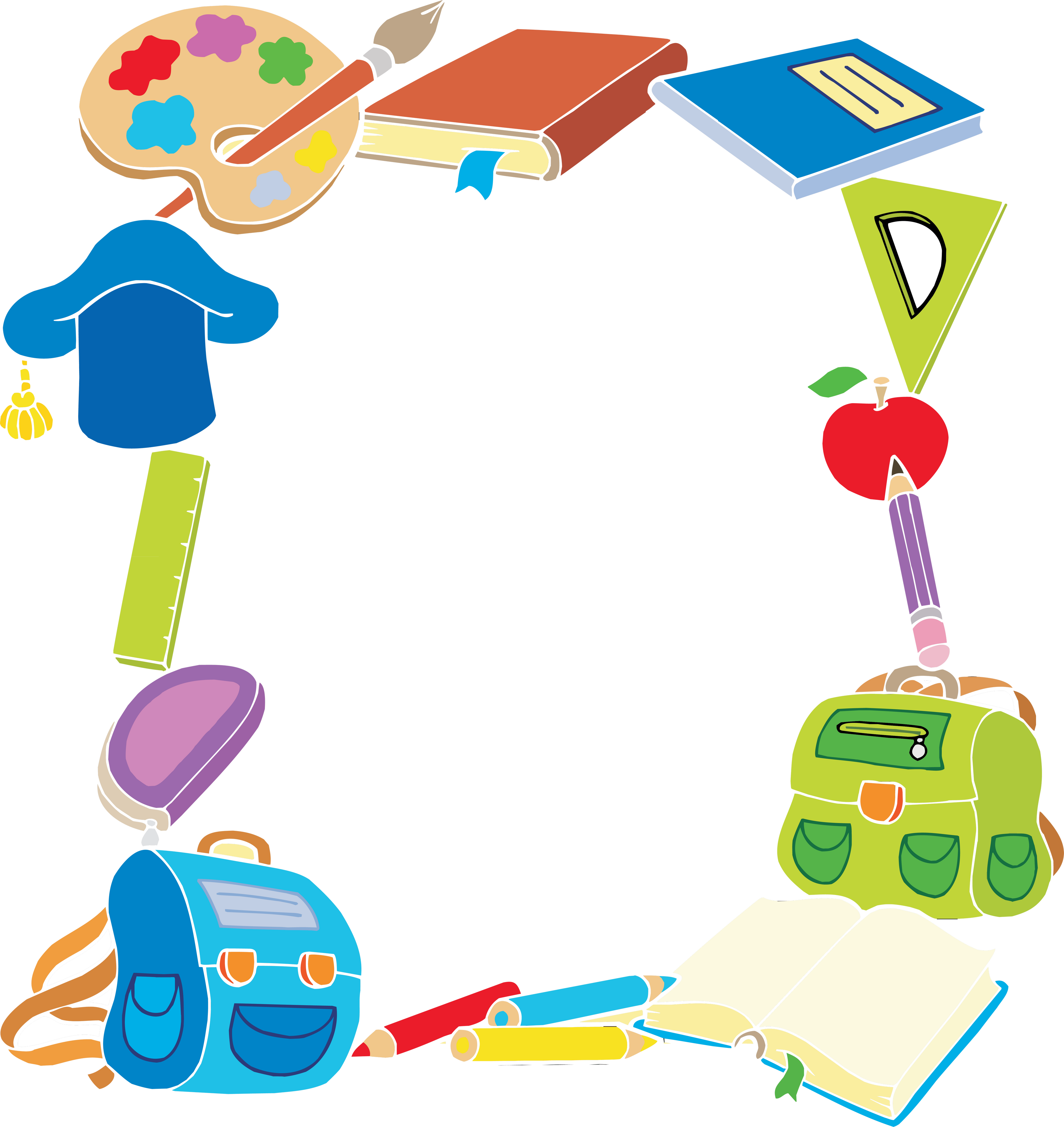 Download Background Stationery Free School Clip Art And Teacher Png