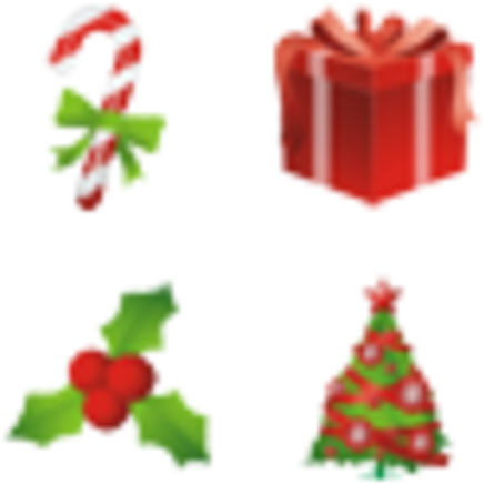 Christmas Surprise Four In One Preview Image Vector Clipart (600x600), Png Download