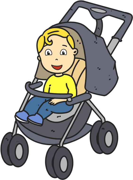 Single Stroller Cleaning Clipart (1024x1024), Png Download
