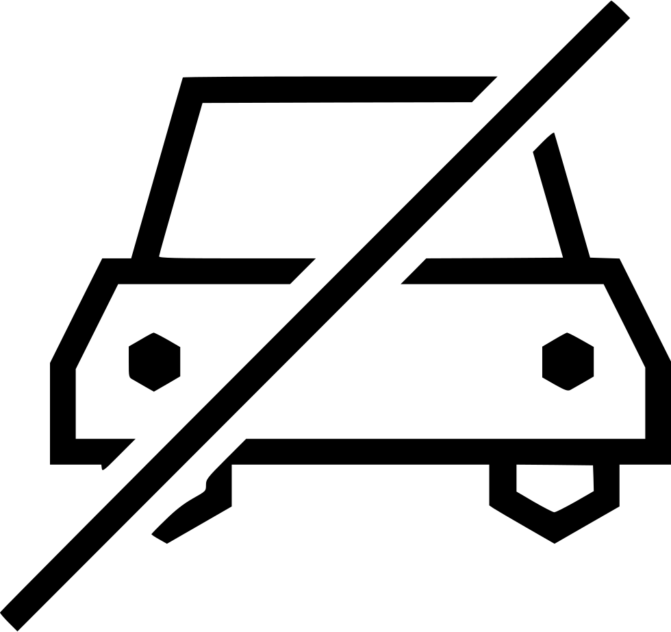 No Car Taxi Cab Vehicle Traffic Sign Comments Clipart (980x922), Png Download