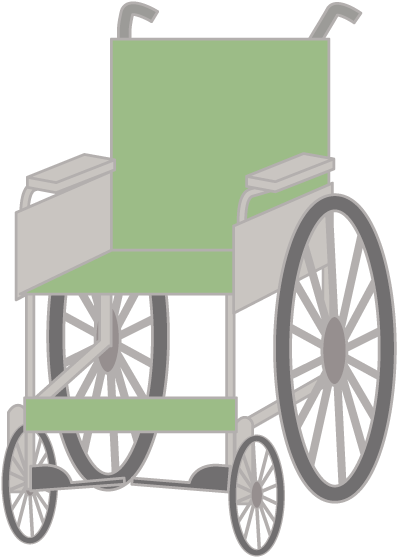 Wheelchair - Free Illustration Clipart (640x640), Png Download