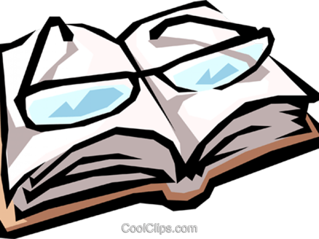 Glasses Clipart Book - Png Download (640x480), Png Download