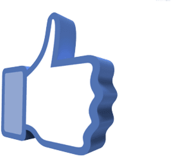 Free Png Download Thumb Up Side View Facebook N Png Clipart (850x638), Png Download