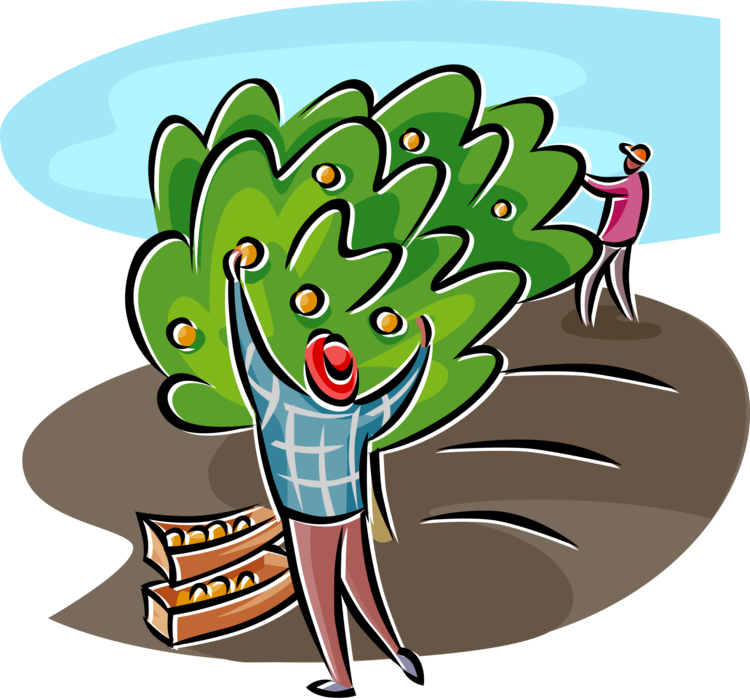 Workers Clipart Harvest - Png Download (750x700), Png Download