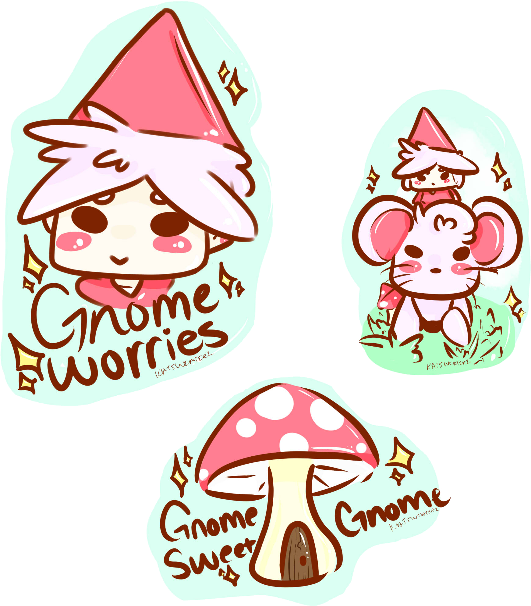 Gnome 20sticker 20website Original Clipart (2100x2100), Png Download