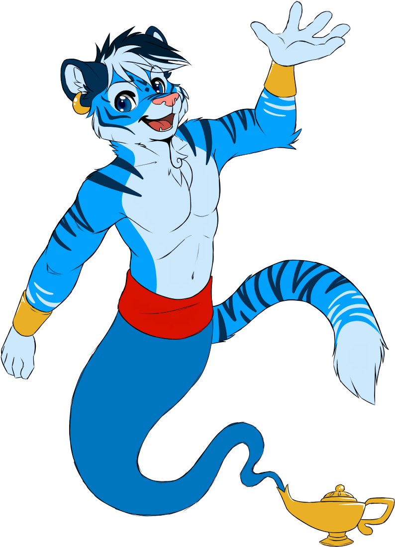 [hal18] Kenta Is Genie Clipart (904x1280), Png Download