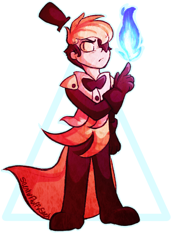 Human Bill Cipher Clipart (559x761), Png Download