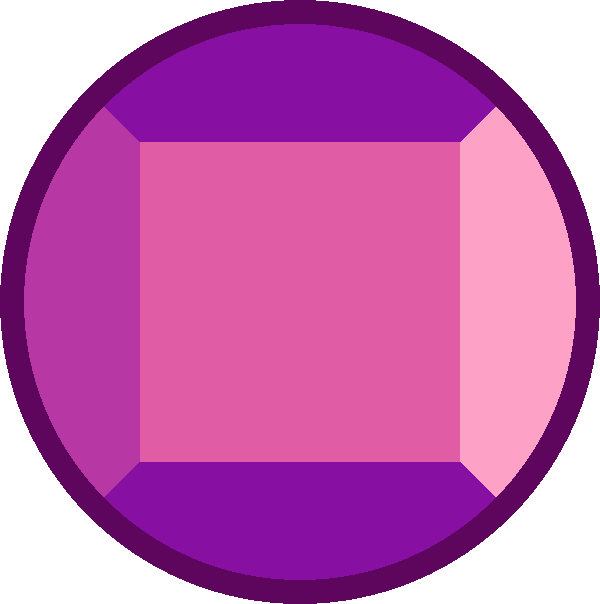 Chipped Amethyst Gemstone Clipart (600x604), Png Download