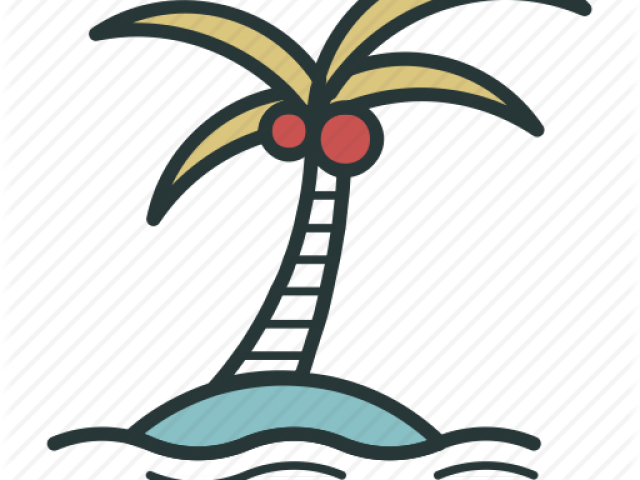 Coconut Clipart Coconut Island - Png Download (640x480), Png Download