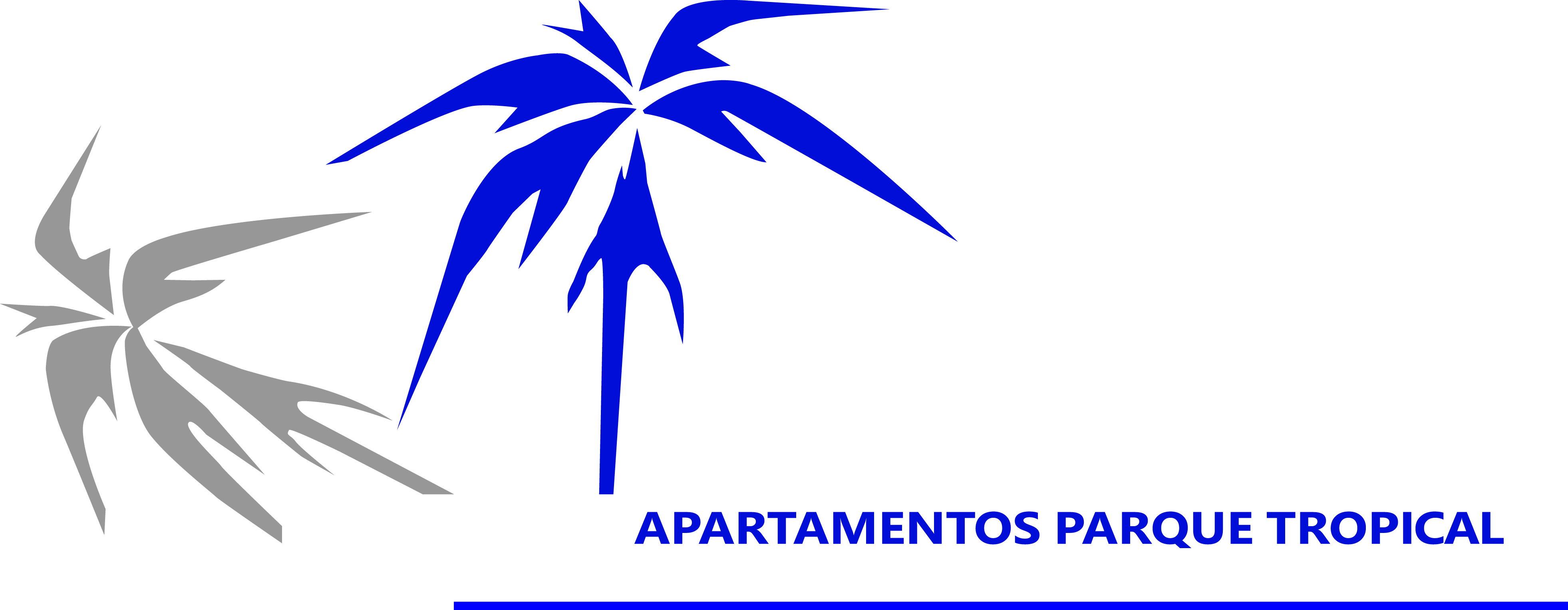 Parque Tropical Clipart (3925x1528), Png Download