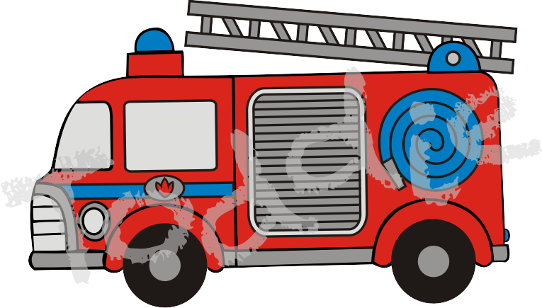 Tuktuk, The Fire Truck Clipart (765x435), Png Download