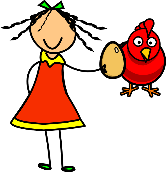 Clipart Of Fed, Egg To And Broken Doll - Png Download (576x596), Png Download