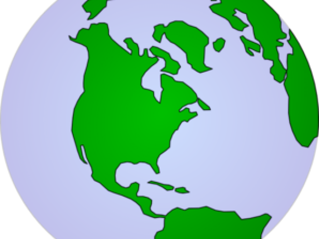 Planet Earth Clipart Continent - Png Download (640x480), Png Download