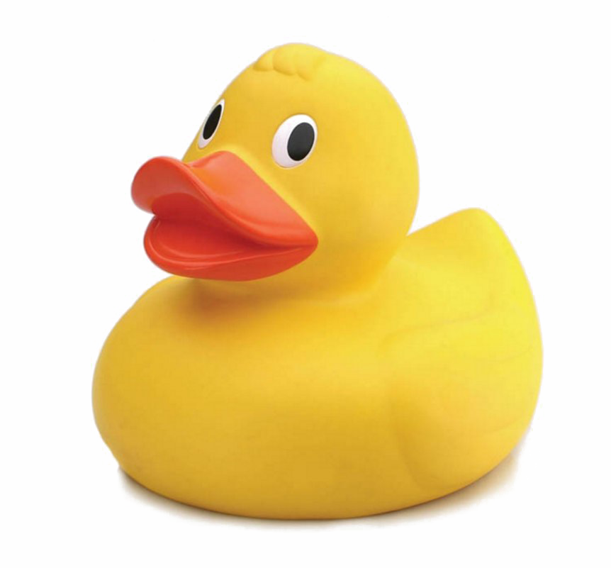 Rubber Duck Png Photo Clipart (862x801), Png Download
