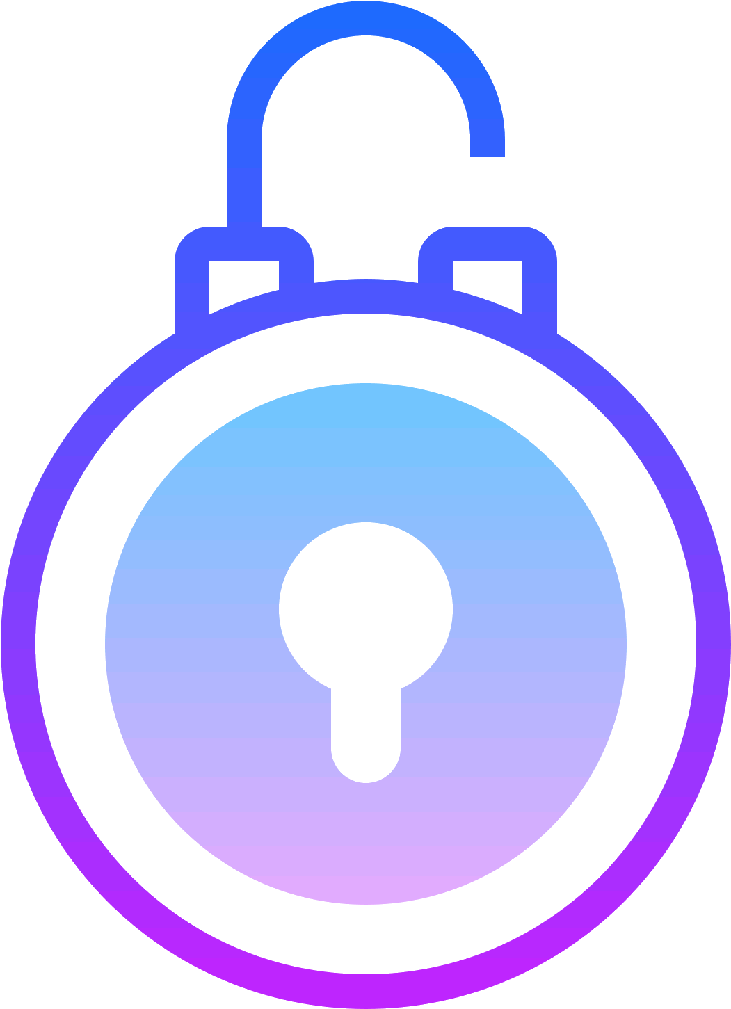 It's An Icon Of A Lock Clipart (1600x1600), Png Download