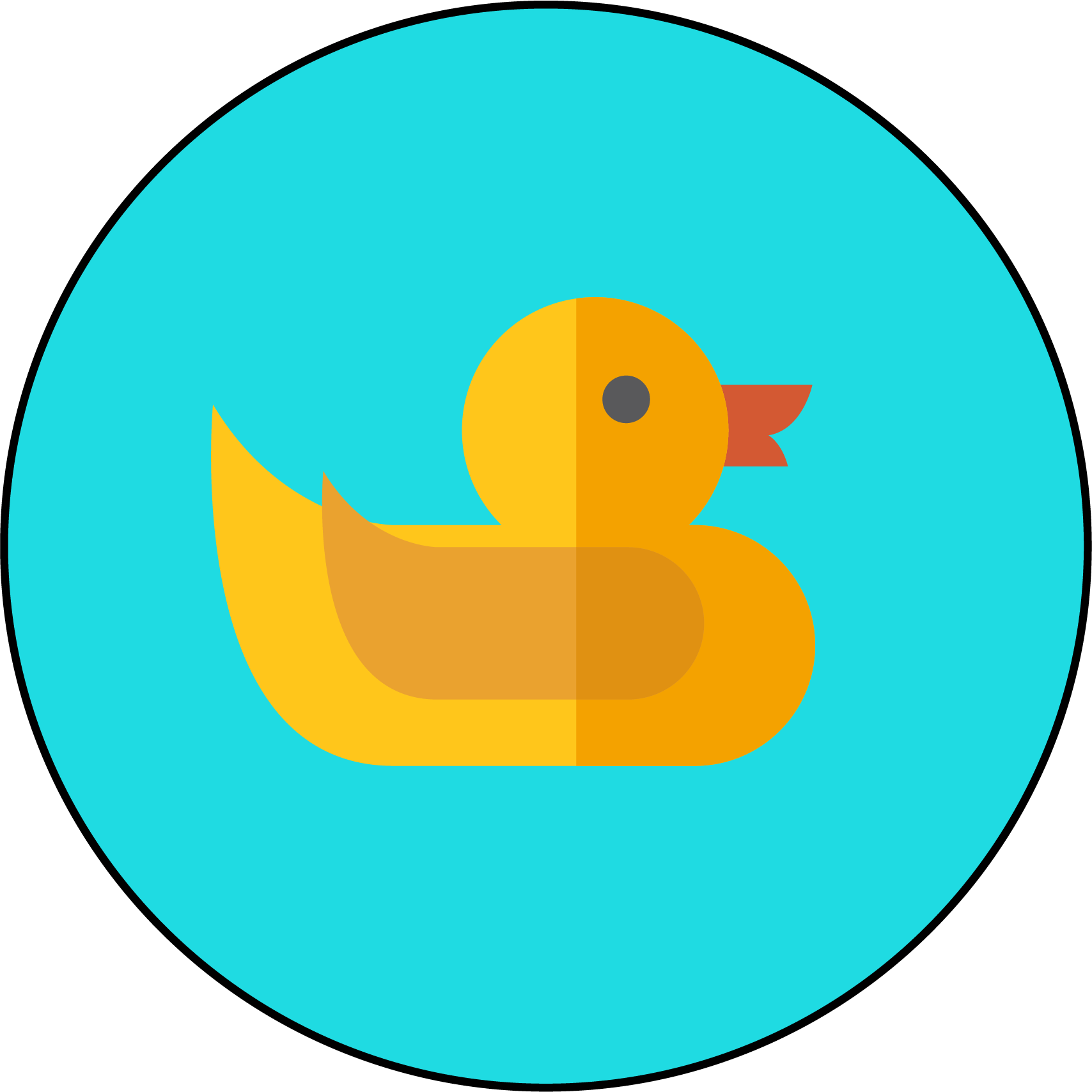 Rubber Duck Clip Art - Png Download (1708x1709), Png Download
