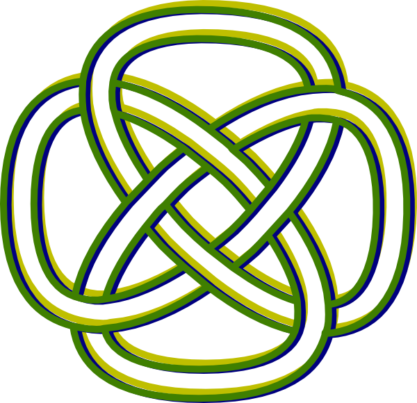 Knot Clipart Rainbow - Png Download (600x580), Png Download