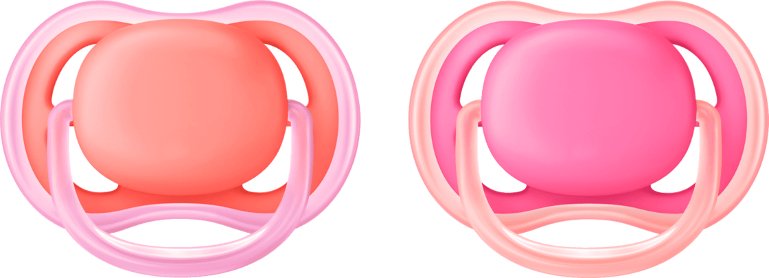 Philips Avent Beruhigungssauger Ultra Air, Größe 2, Clipart (1120x405), Png Download