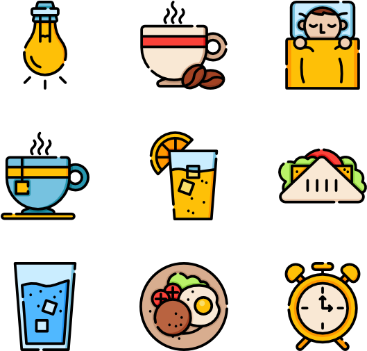 Morning Breakfast Clipart (600x564), Png Download