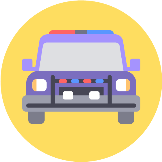 Police-car Clipart (612x792), Png Download