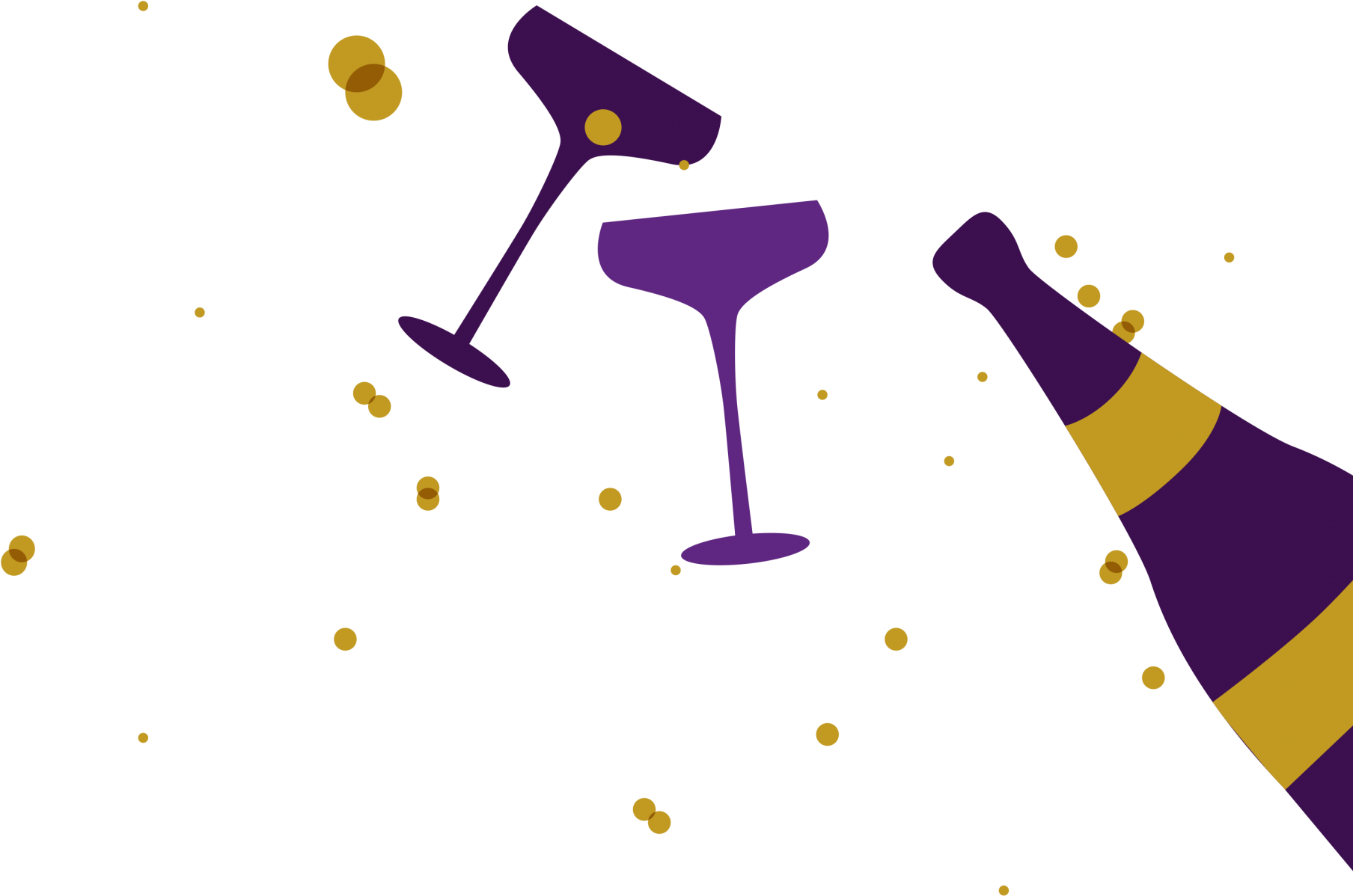 Lascana Dessous Night Sekt Clipart (1920x1200), Png Download