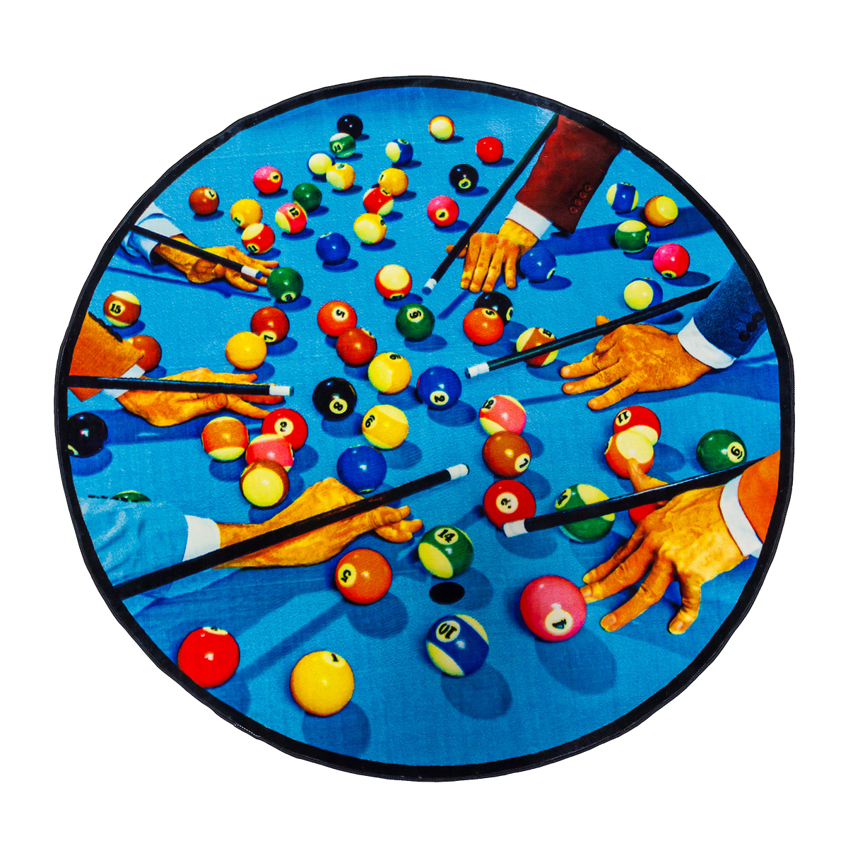 Round Rug Snooker-0 Clipart (1200x1200), Png Download