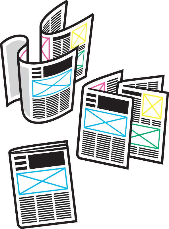 Newspaper Club Clipart (594x801), Png Download