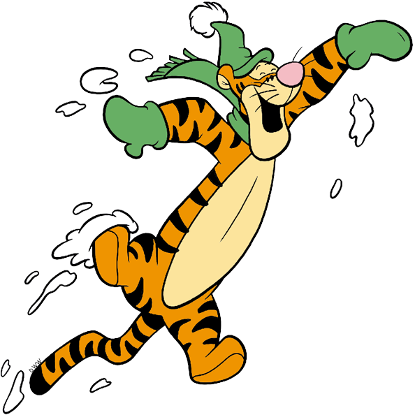 New Bouncing In The Snow Clipart (594x594), Png Download