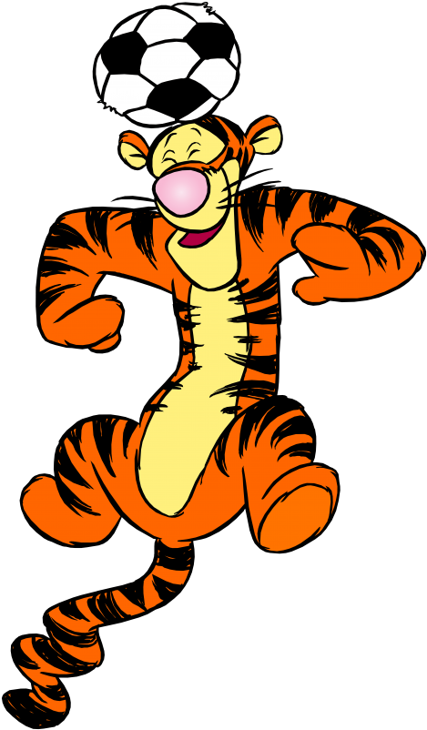 Free Png Download Tigger And Football Clipart Png Photo Transparent Png (480x823), Png Download