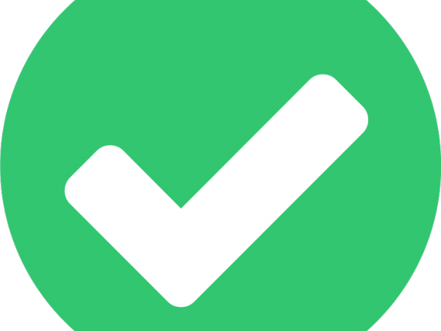 Green Tick Clipart Svg - Png Download (640x480), Png Download